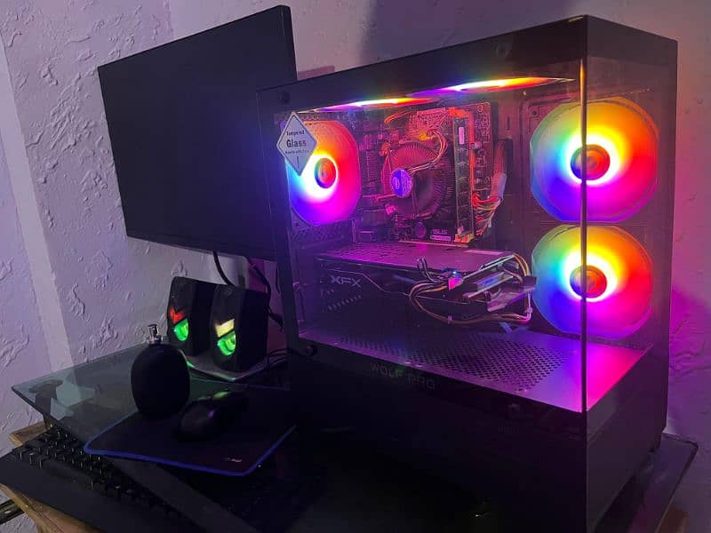 budget gaming pc i7 4th gen rx 580 2048sp 7