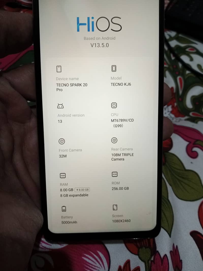 Tecno Spark 20 Pro Urgent Sale 1