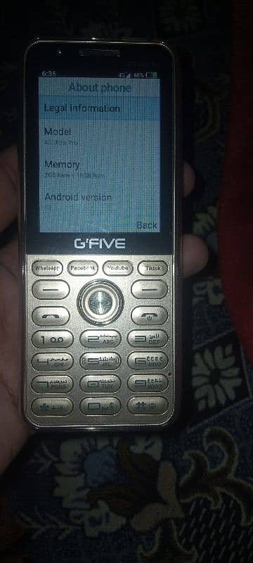 Gfive 4g ultra pro 4g keypad touch mobile 5