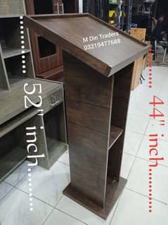 rostrum/dice/collage furniture/wooden rostrum/speech table