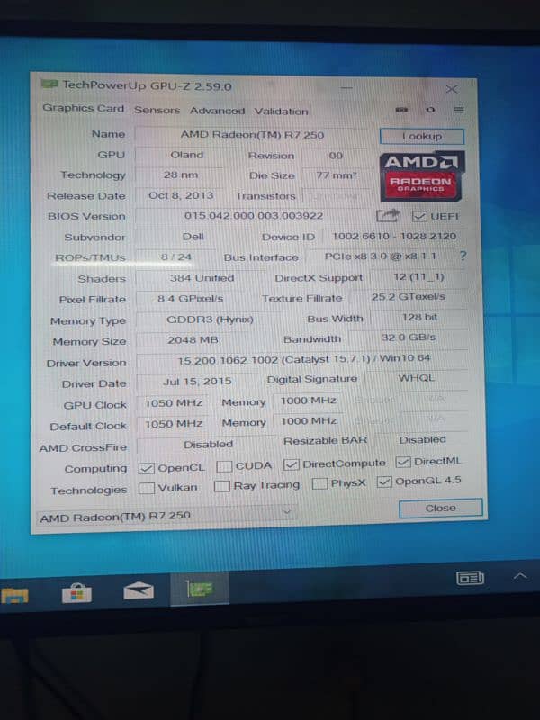 core i7 3rd gaming PC CPU 2gb AMD readon graphic card 8gb 500gb memory 3