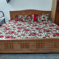 Double bed with mattress for sale