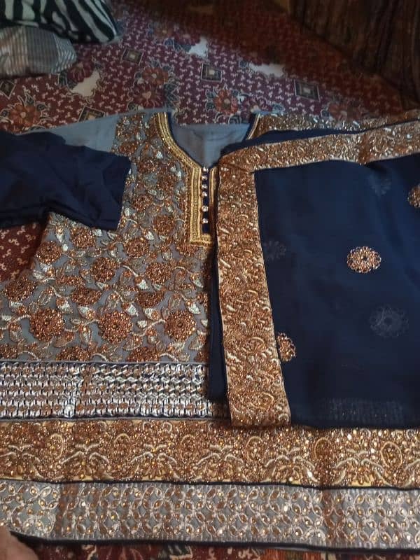 pure shifon soot shalwar kames with dopta 4