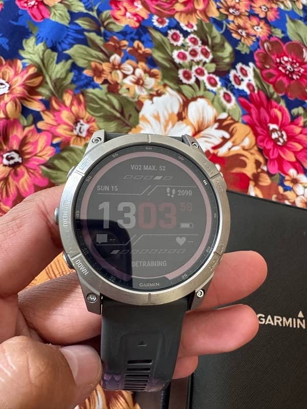 Garmin FENIX 7X sapphire solar 4