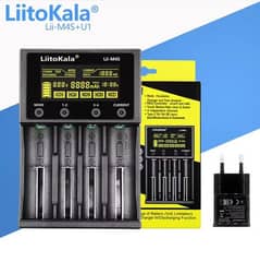 LiitoKala Lii-M4S 18650 Smart Charger LCD Display for AA AAA battery