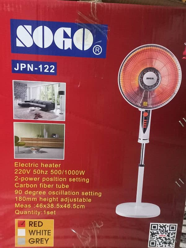 Electric Heater SOGO JPN 122 3