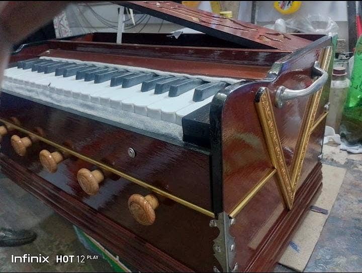 PROFESSIONAL HARMONIUM With Bag|Tabla|Guitar|Music Instruments 19