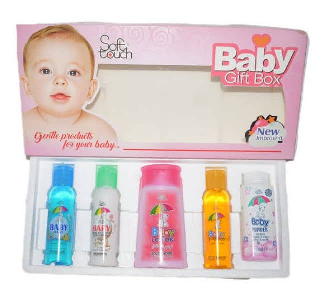 Baby Soft Touch Kit Baby lotion powder shampoo Gift Box (pack of 5) 1