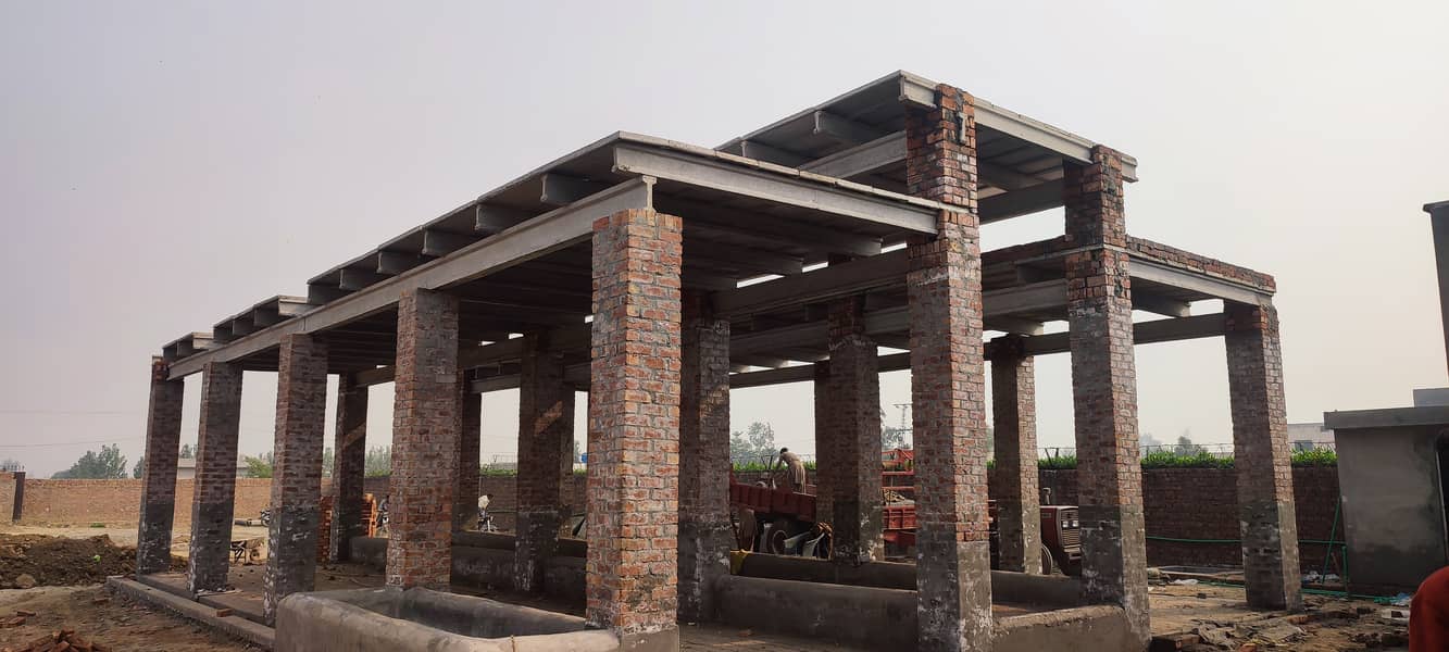 boundary wall, Precast Roof, Wall. Seurity Wall, H Column, Planks 13