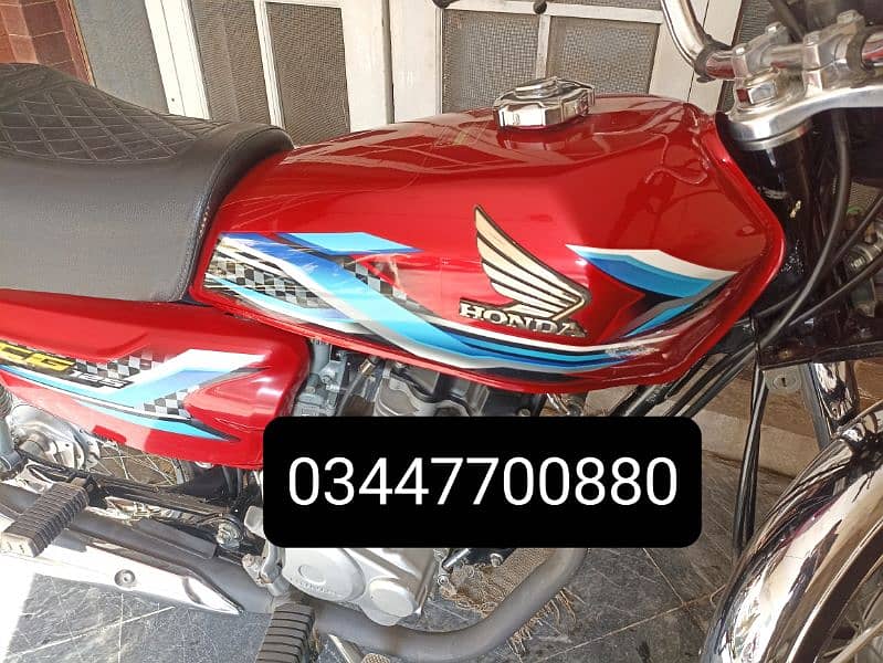 Honda 125 2024 model 03447700880 applied for 0