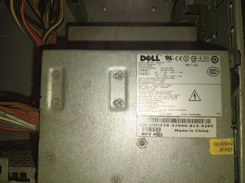 Dell branded power supply 280 watt with desktop case 1