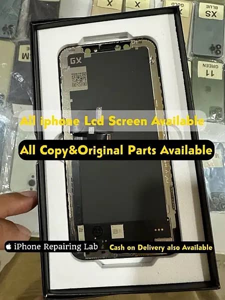 APPLE IPHONE XS GX INCELL MECHANICS HEX LCD PANAL SCREEN TOUCH GLASS 0