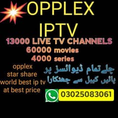 OPPLEX TV IPTV Live TV Channels / Android & Smart LED 03025083061