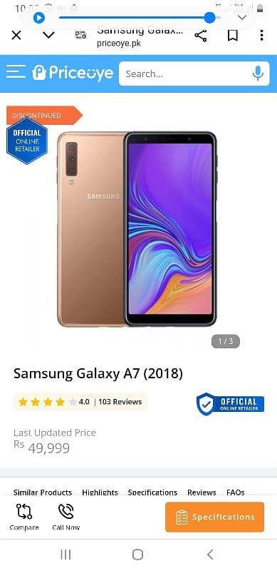 samsung A7 (call number 03030853038) 0