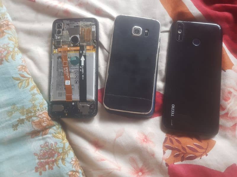 tecno spark 4lite samsung s6 edge huawei p20lite 2