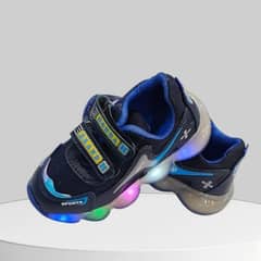 Leather Casual Sneakers for baby 1 pcs in blue