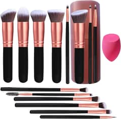 WET SKY - Makeup Brushes Set 14 PCS For foundation, Powder, Concealer