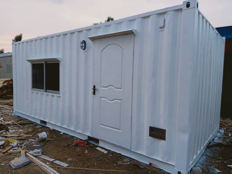 site office container office prefab cabin portable cafe dry container 3