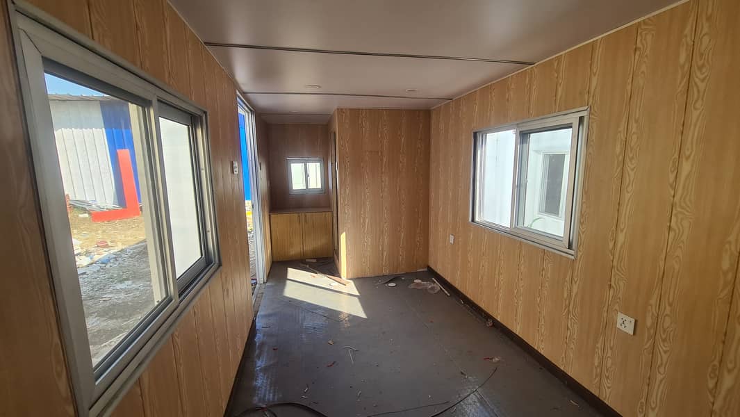 site office container office prefab cabin portable cafe dry container 4