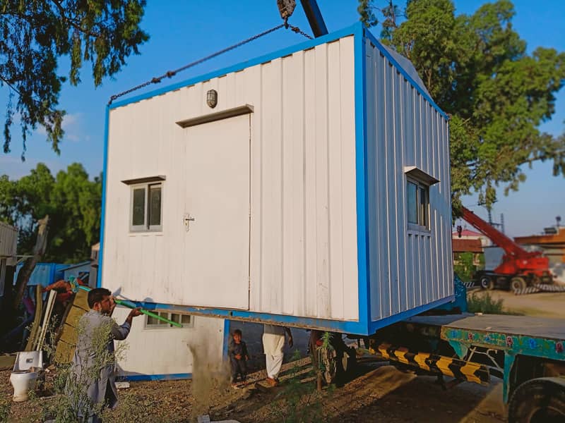 site office container office prefab cabin portable cafe dry container 8