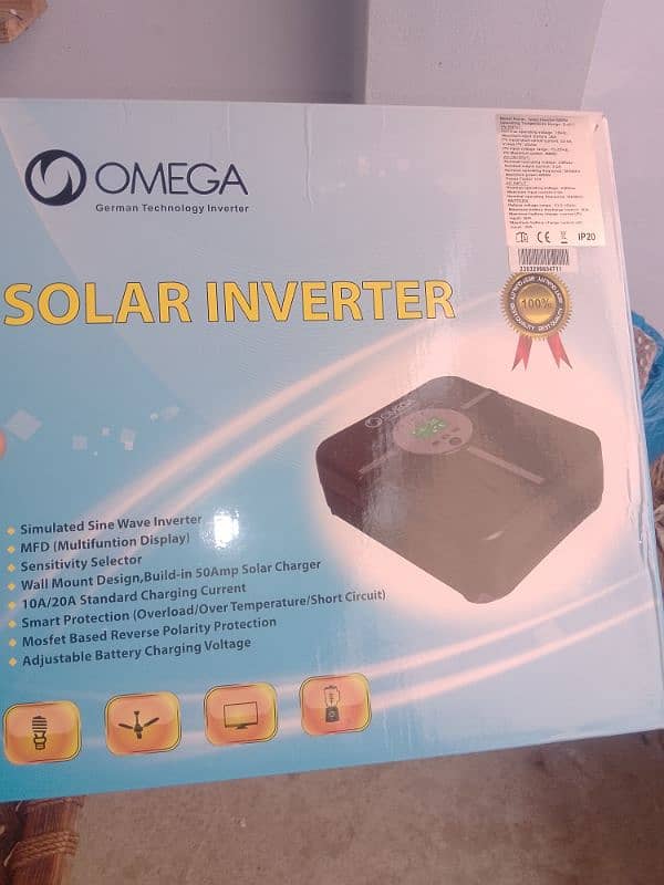 omega ups 4 solar panel  150 wala 5