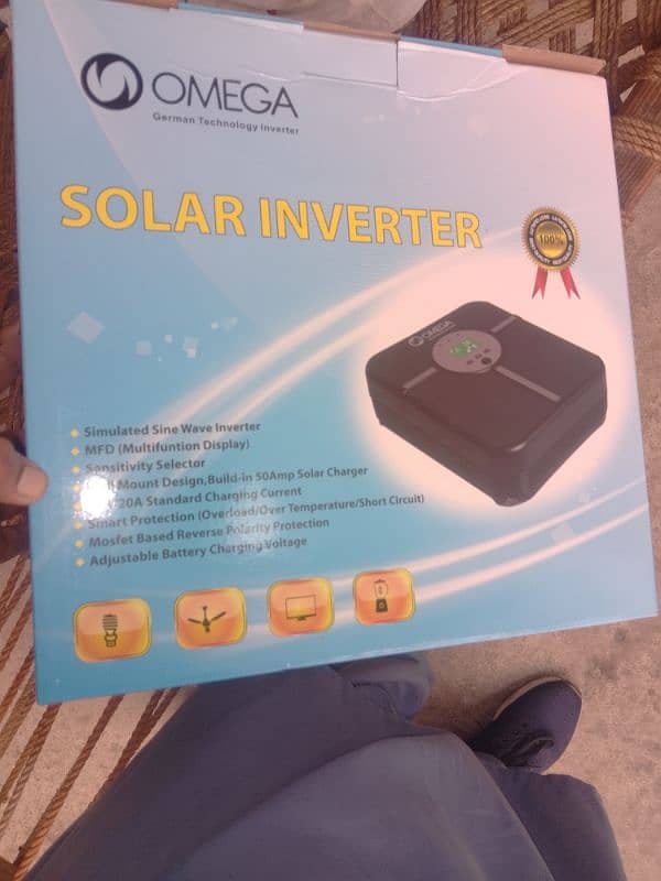 omega ups 4 solar panel  150 wala 7