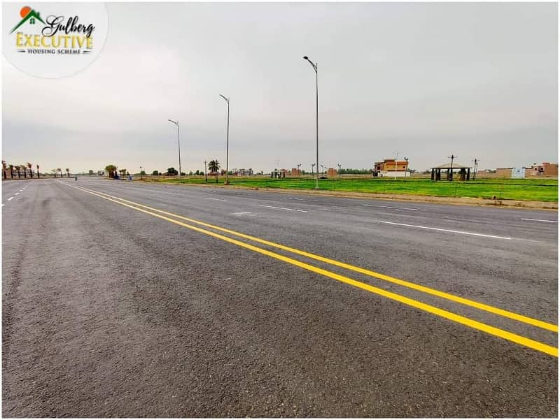 10 Marla Plot For Sale,Gulberg Executive Society Ryk 5