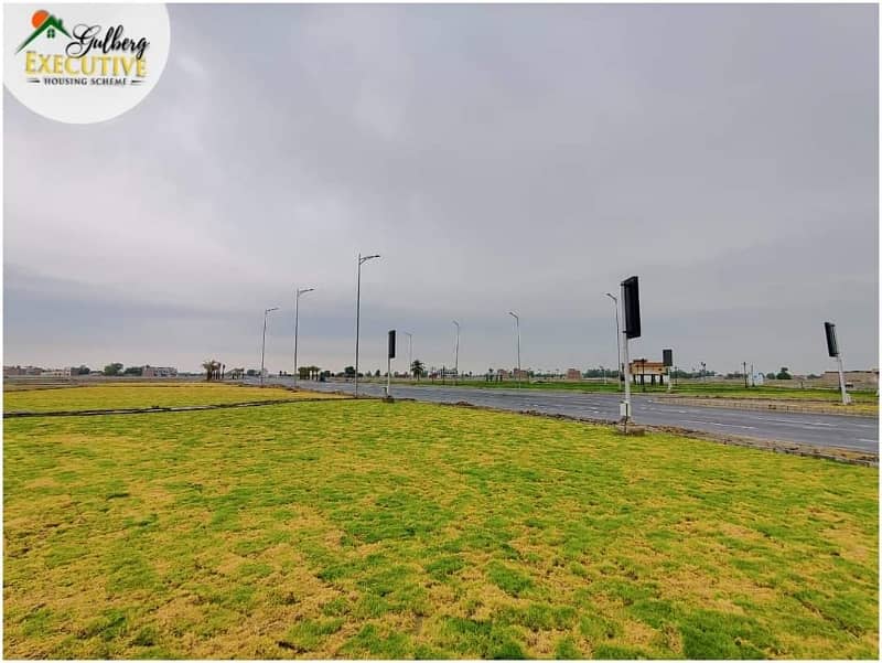 10 Marla Plot For Sale,Gulberg Executive Society Ryk 6