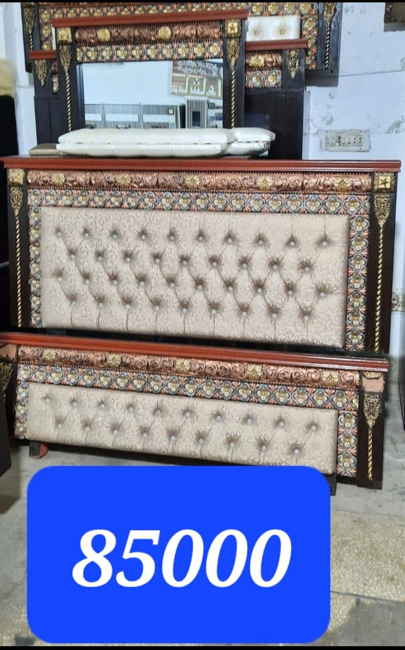 Furniture/Bed set/Bridal Bed/Bed Wordrobe/Side table/Dressing Table. . 8