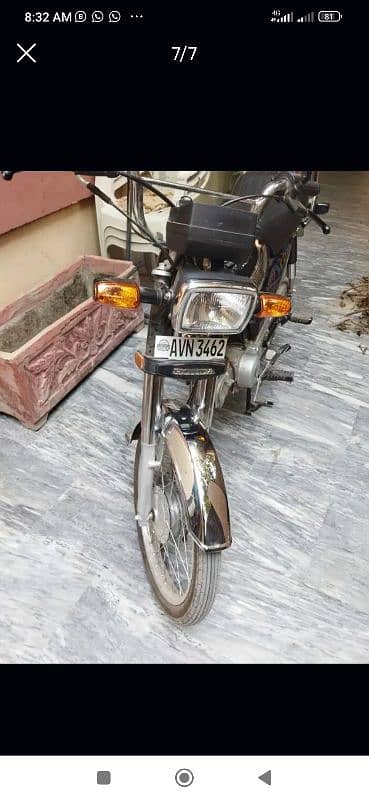 Honda cd 70 2024 model zero meter Condition contact 03214031699 0