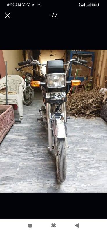 Honda cd 70 2024 model zero meter Condition contact 03214031699 6