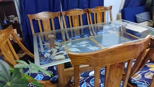 Dining Set for Sale: 6 Chairs + Table – Excellent Condition