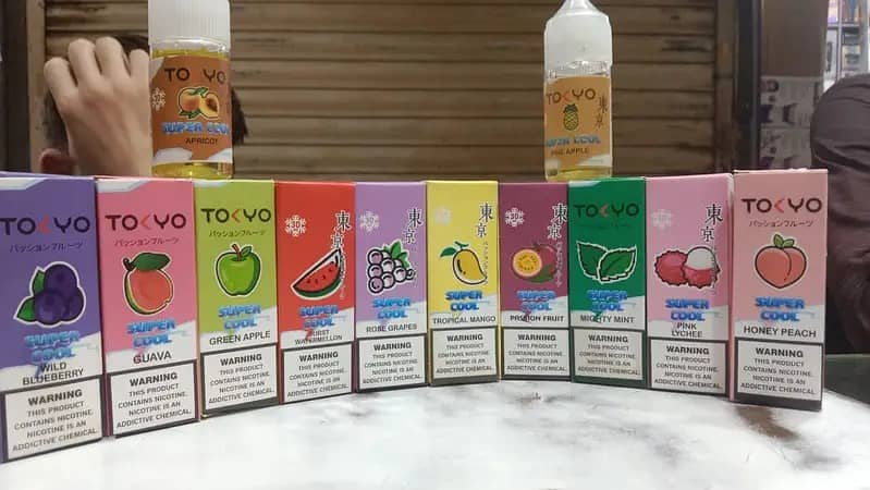 Toyko, Dripdown, Naked, Ultra Cool, Crazyfruit Flavours 2