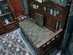 Pure Wood Sofa set New condition