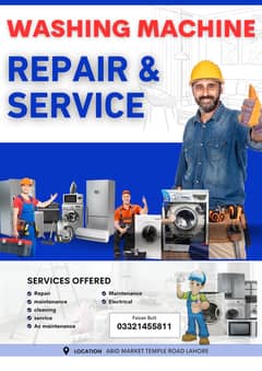 Hr qism ki automatic washing machine repair and service