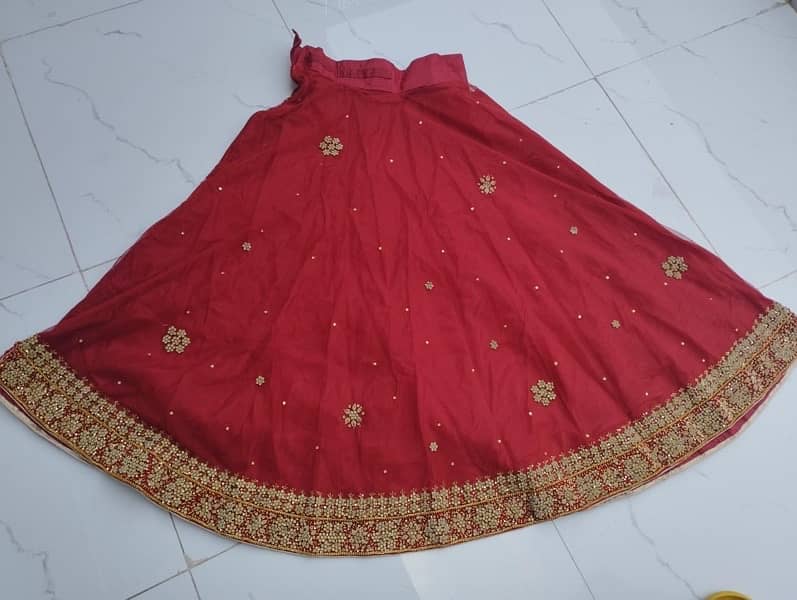 DARK RED BRIDAL LEHENGA 2