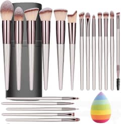 WET SKY - Makeup Brush Set 18-Pieces Premium Includes synthetic found