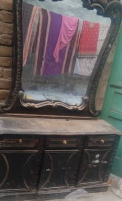 double bed or dressing table and side table for sale