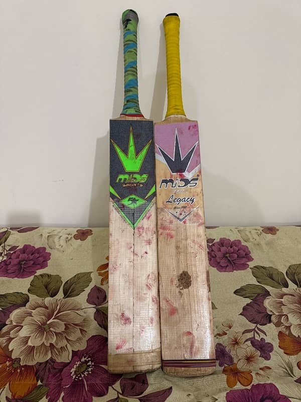 Two hard ball cricket bats 1