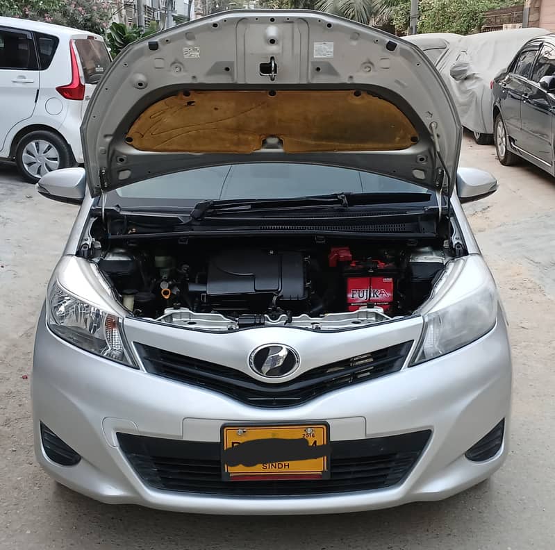 Toyota Vitz 2013/2016 Auction sheet available 8