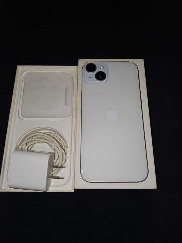 IPhone 15 plus JV with box and charger 3