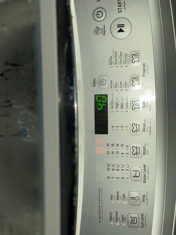 used lg 12 kg washing machine for sale urgently. condition is 9 by 10 1