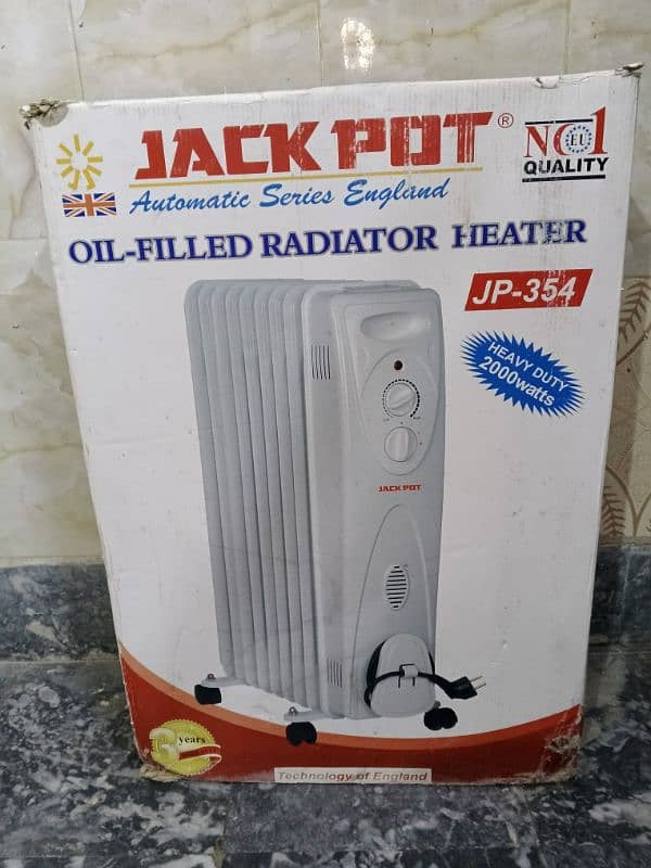 Jackpot oil filled Heater 1