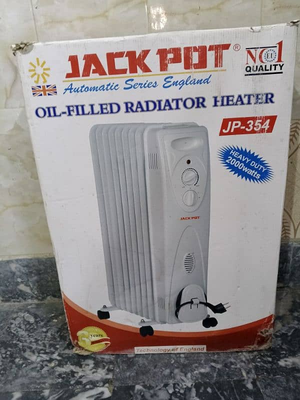 Jackpot oil filled Heater 3