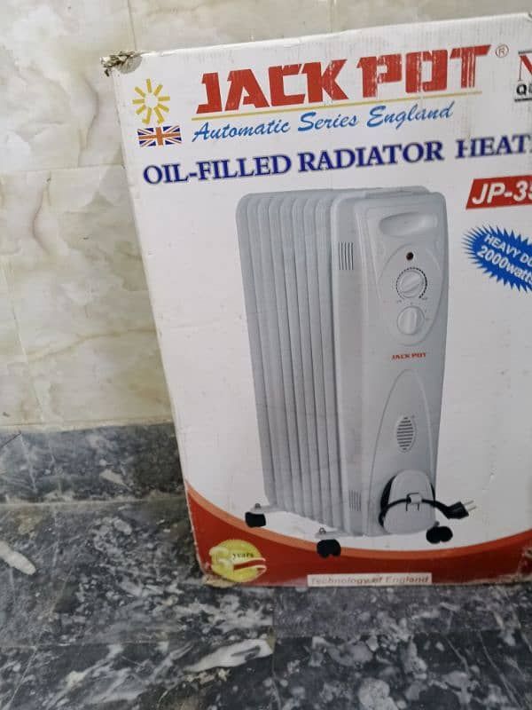 Jackpot oil filled Heater 4