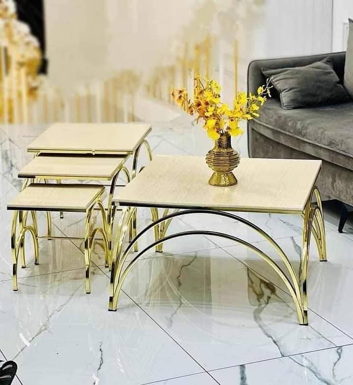 Coffee Table/ Side Table/ Center Table/ Fancy Coffee Table Set 14