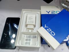 Vivo y20 lush condition 10/10 with box and charger