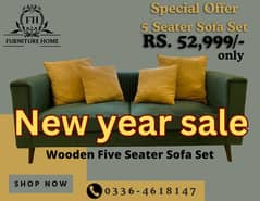 Sofa Set / 5 Seater Sofa / Luxury Sofa / Cushion Sofa / Five Seater