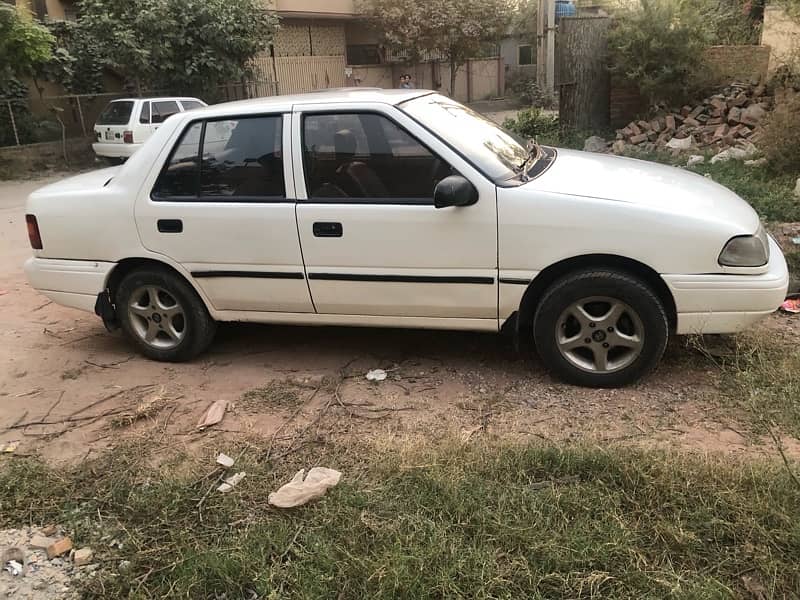 Hyundai Excel 1996 white AC LCD panel 3