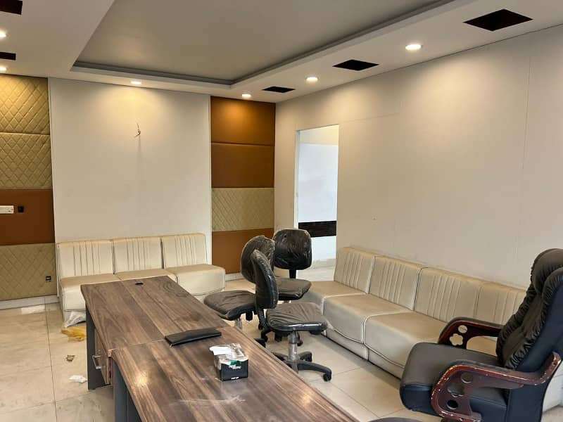 3500 SFT Brand New Fully Furnished Corporates Office Reasonable Rent Available At Main Boulevard Gulberg 8